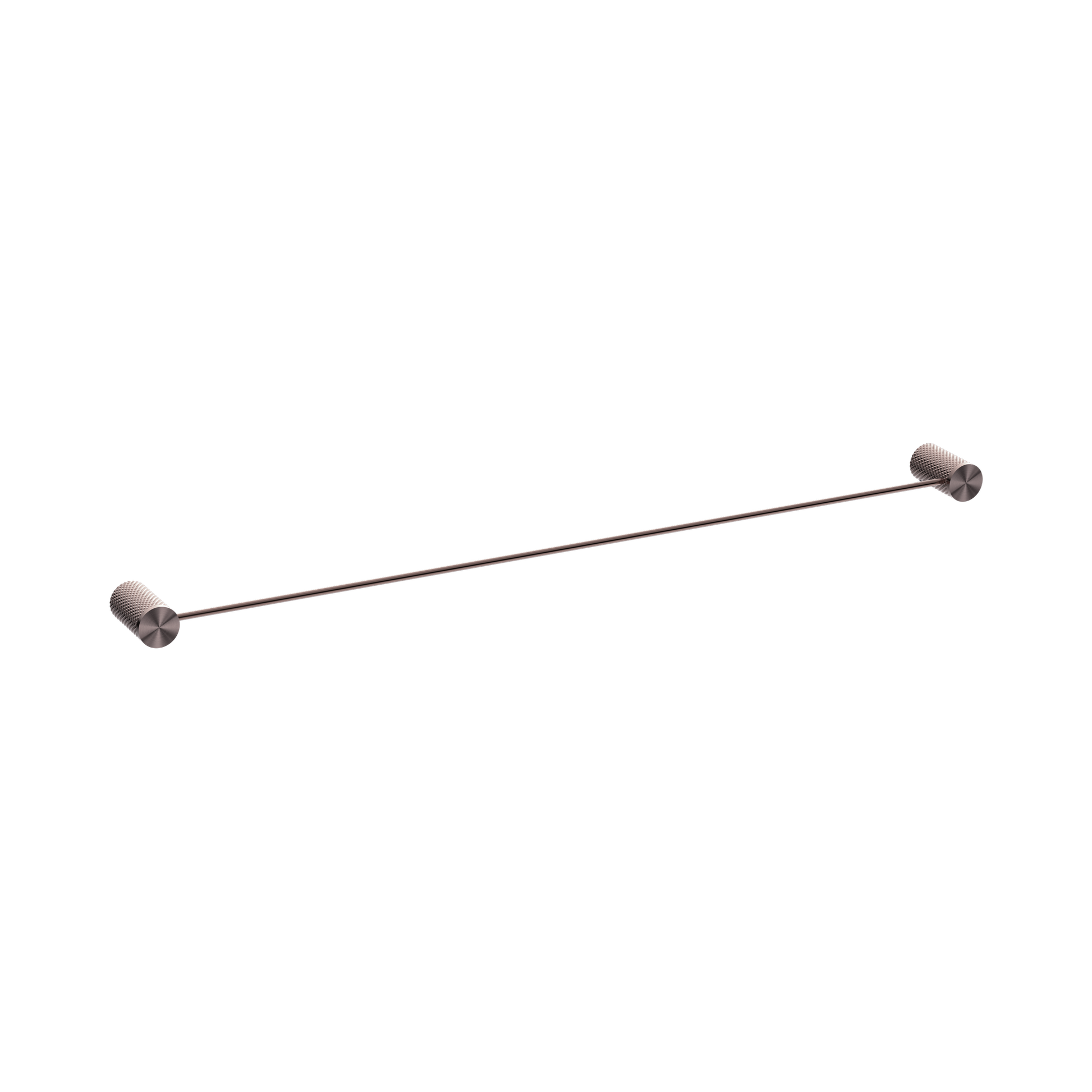 Nero Opal Single Towel Rail 800mm, Brushed Bronze
