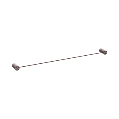 Nero Opal Single Towel Rail 800mm, Brushed Bronze