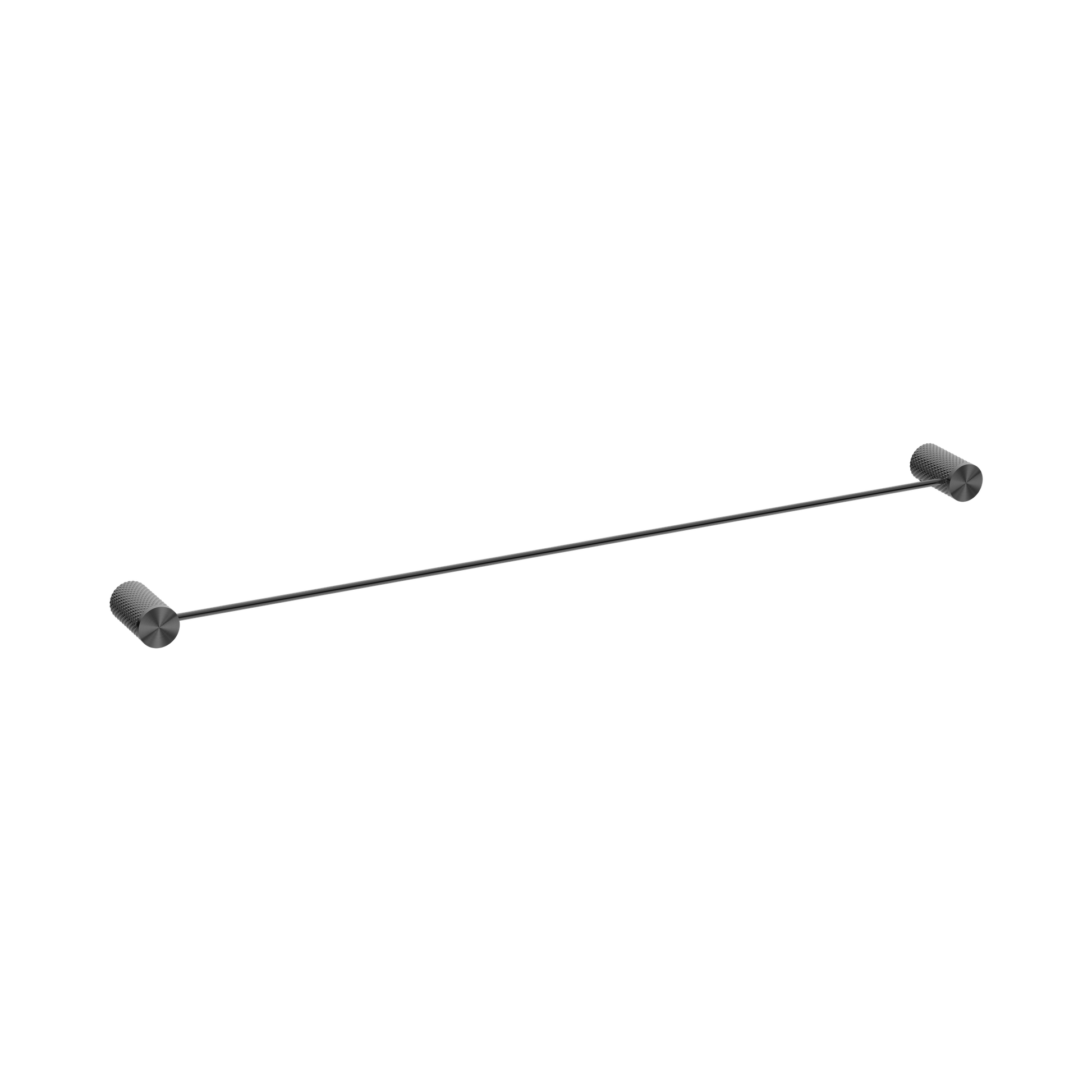 Nero Opal Single Towel Rail 800mm, Graphite