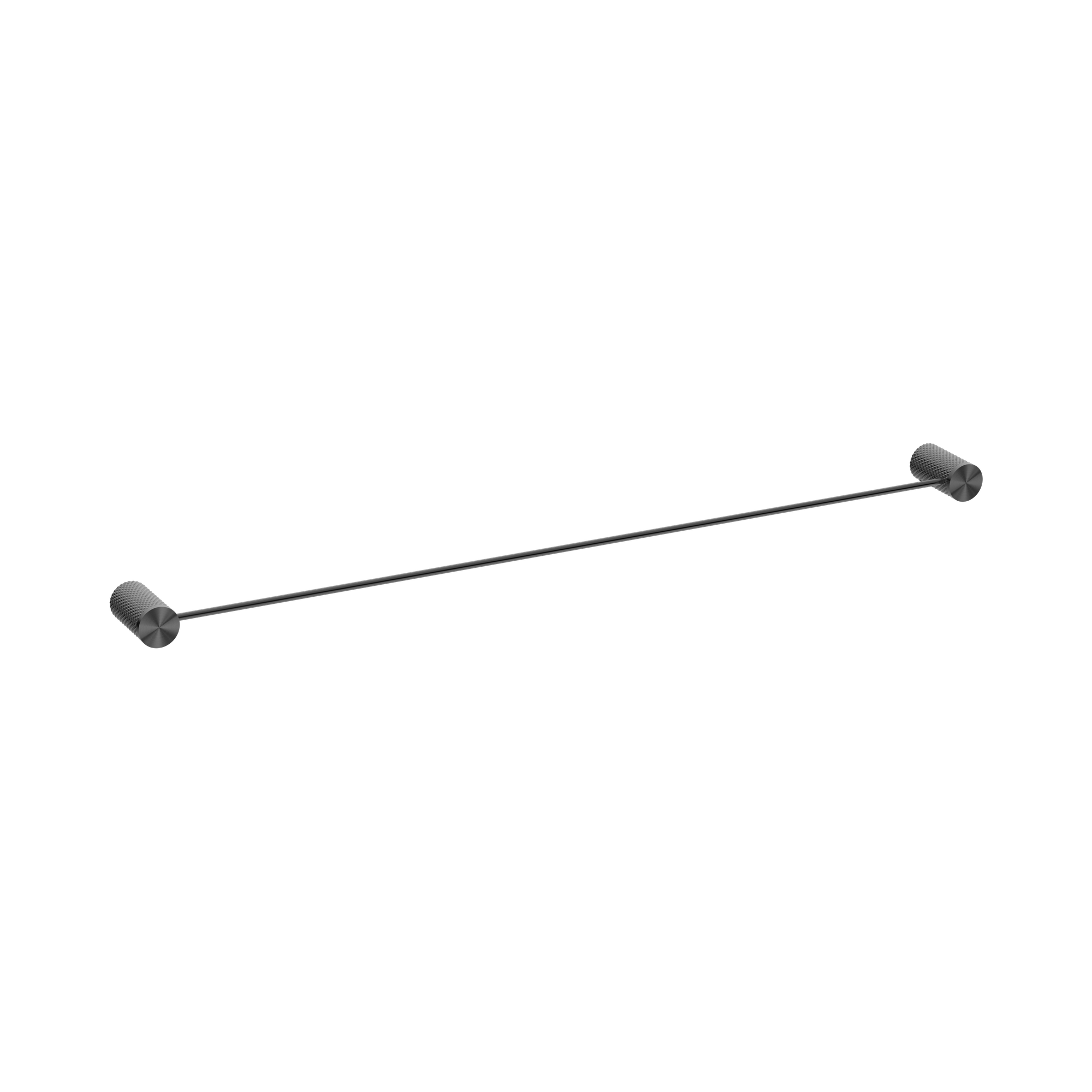 Nero Opal Single Towel Rail 800mm, Graphite