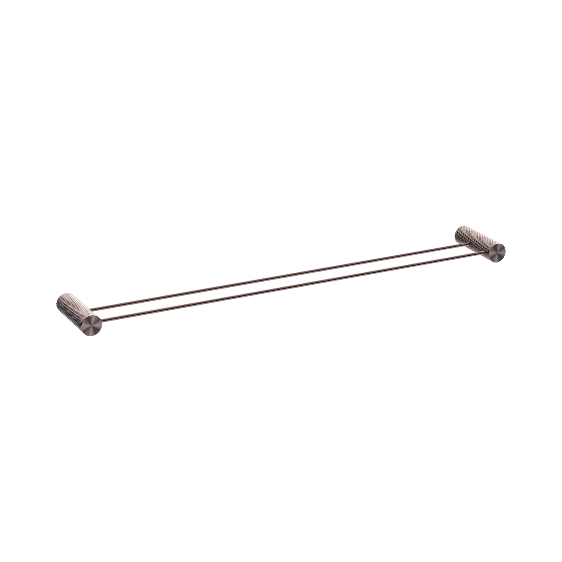 Nero Opal Double Towel Rail 800mm, Brushed Bronze