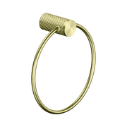 Nero Opal Towel Ring, Brushed Gold