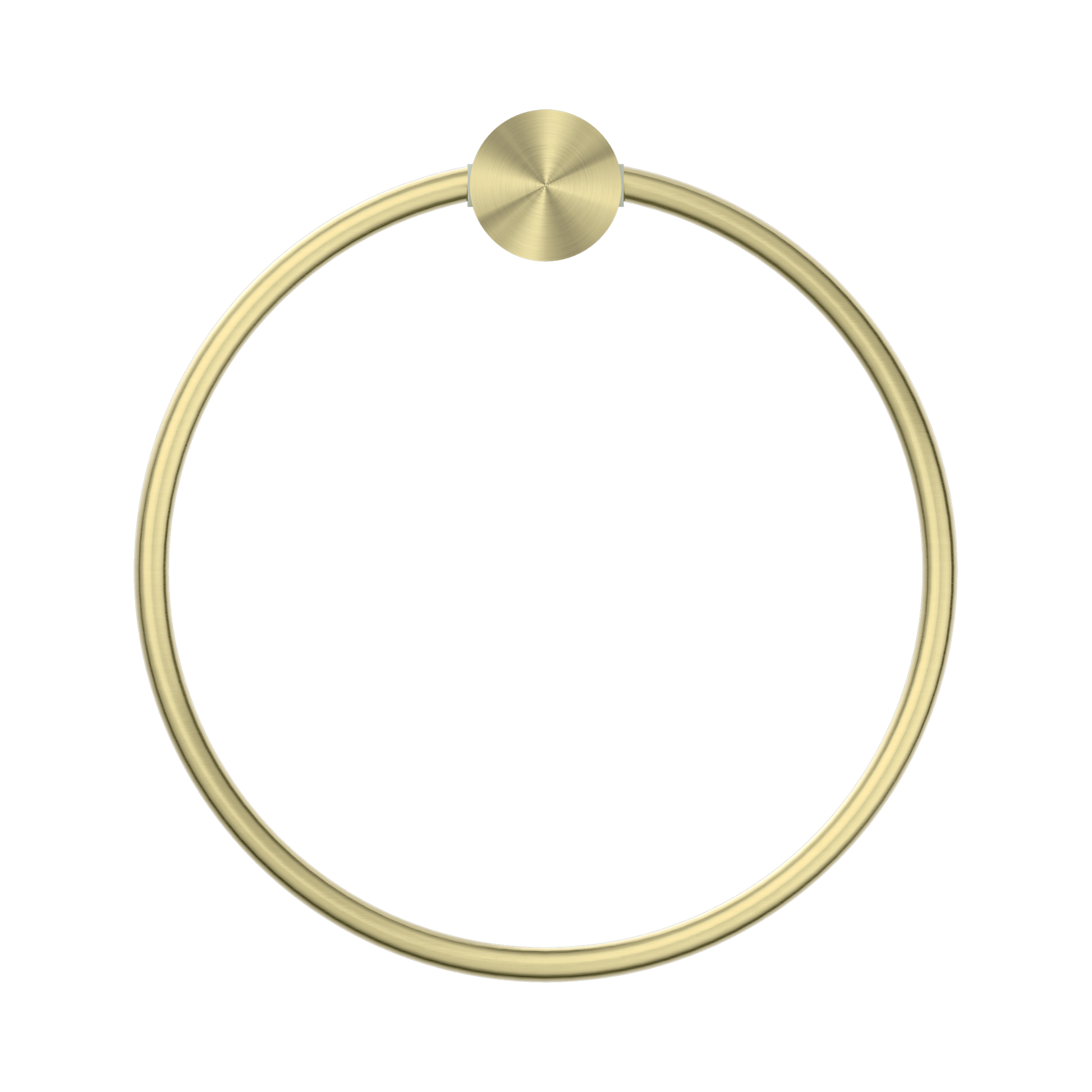 Nero Opal Towel Ring, Brushed Gold