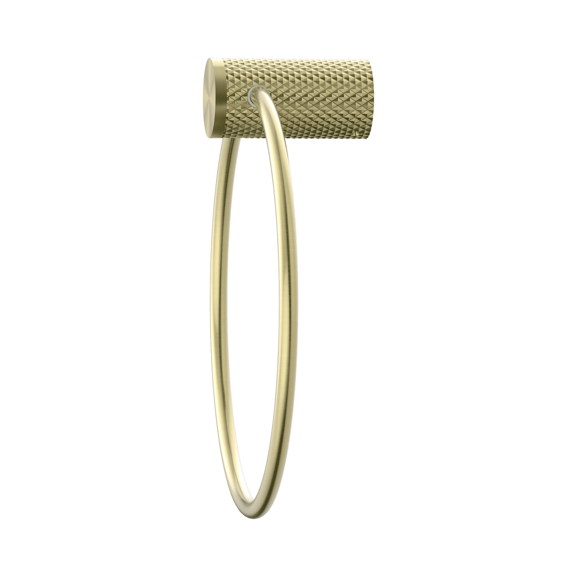 Nero Opal Towel Ring, Brushed Gold