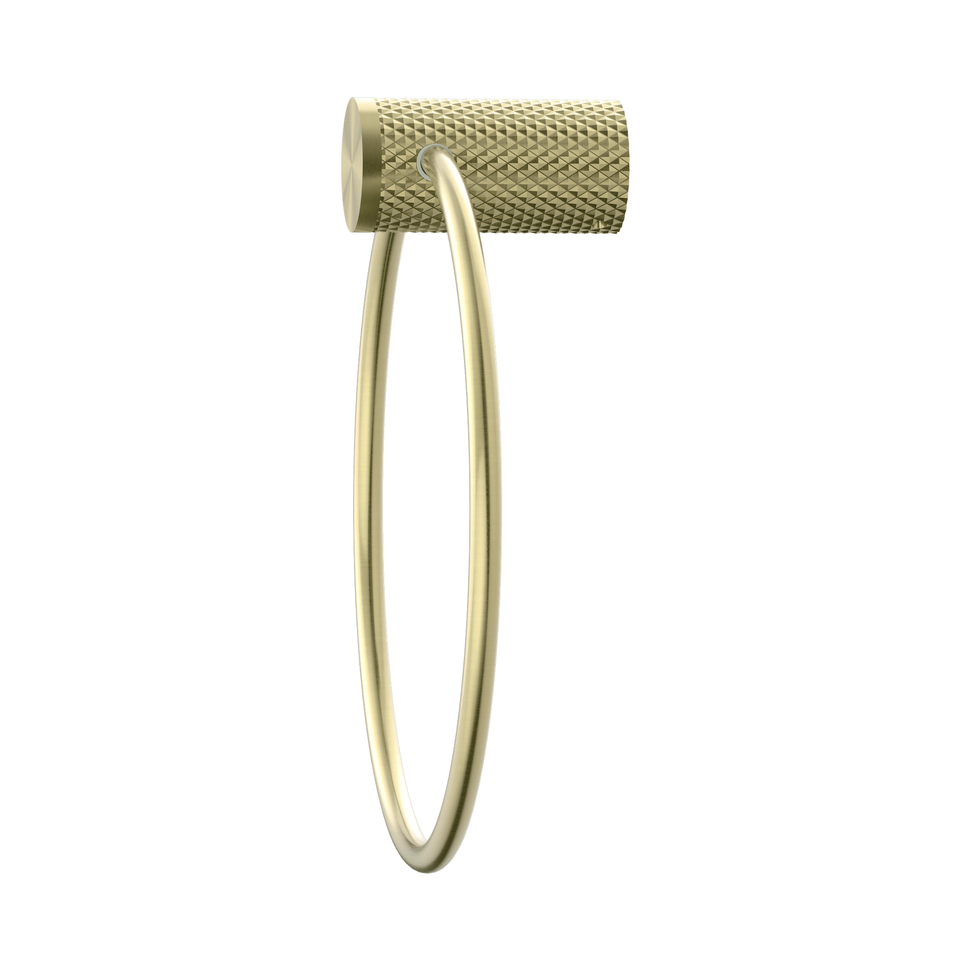 Nero Opal Towel Ring, Brushed Gold
