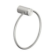 Nero Opal Towel Ring, Brushed Nickel