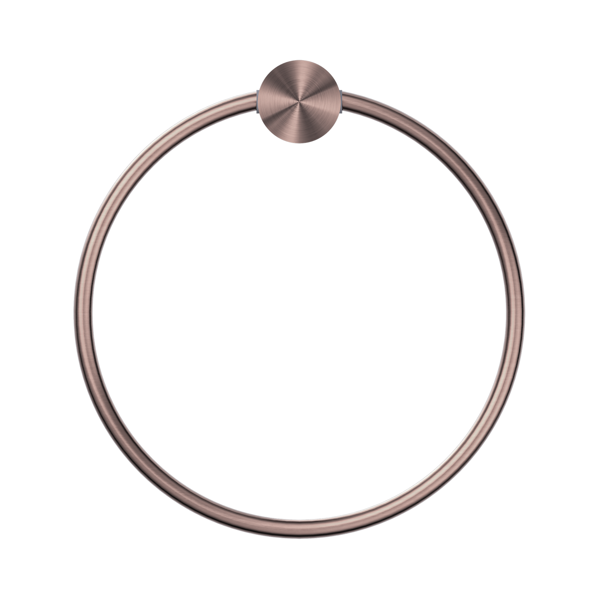 Nero Opal Towel Ring, Brushed Bronze