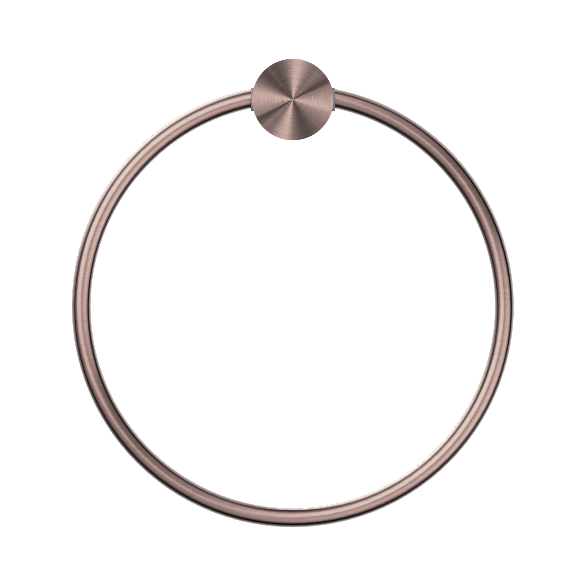 Nero Opal Towel Ring, Brushed Bronze