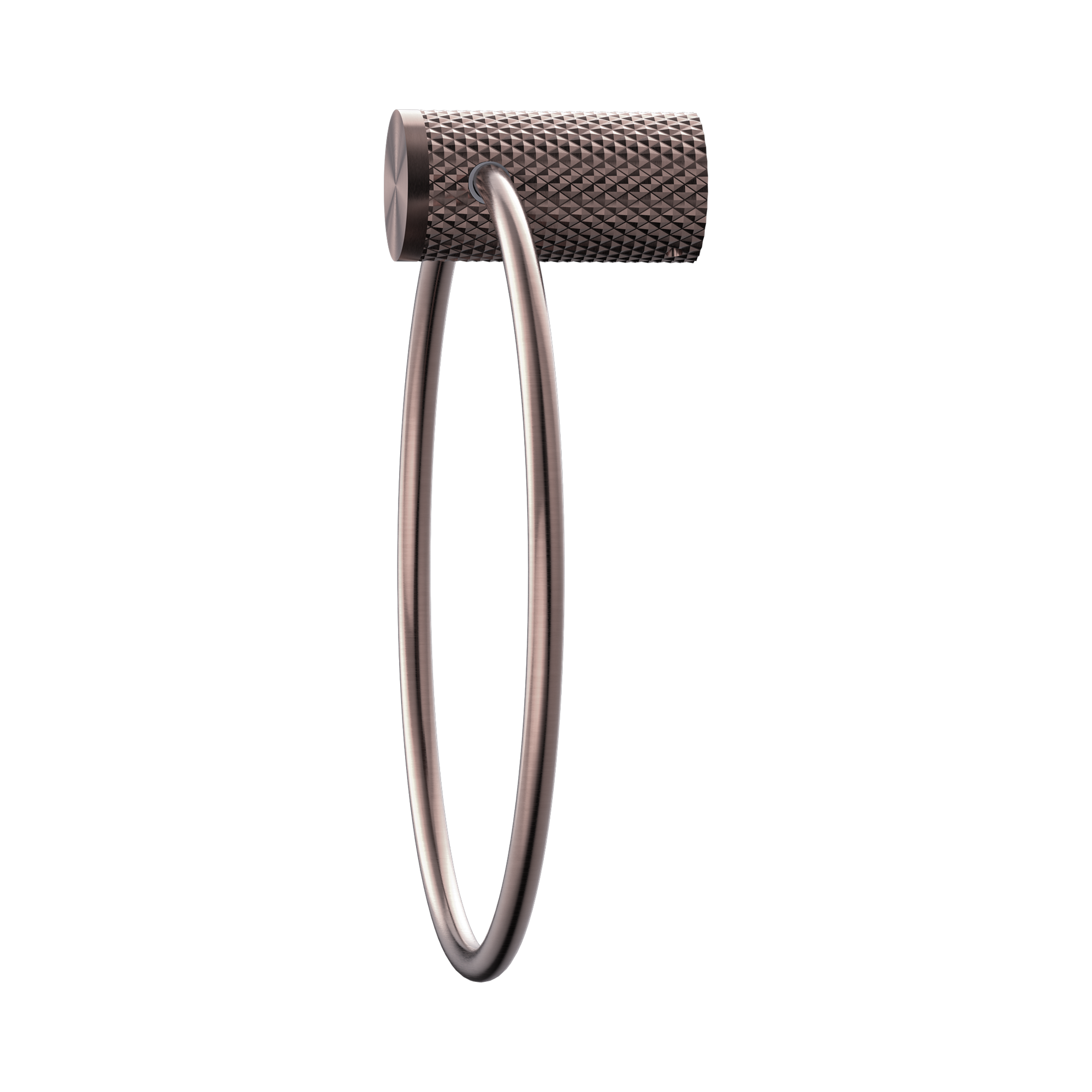Nero Opal Towel Ring, Brushed Bronze