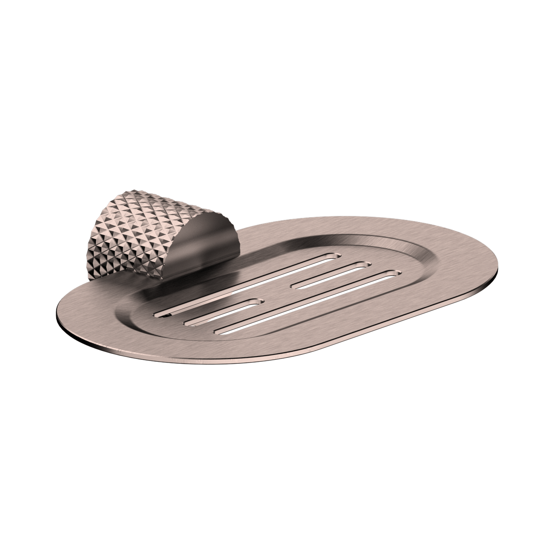 Nero Opal Soap Dish Holder, Brushed Bronze