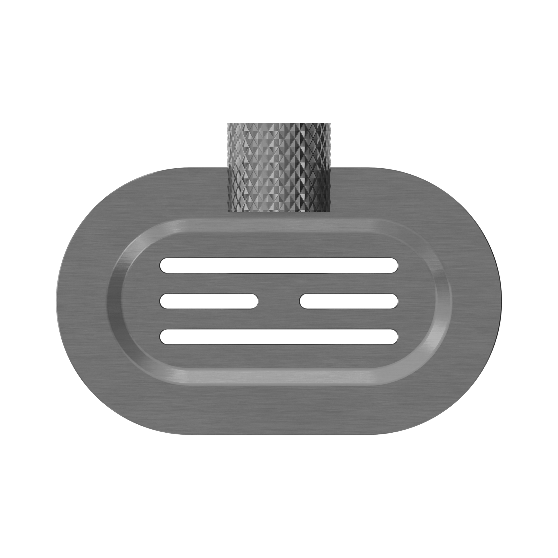 Nero Opal Soap Dish Holder, Graphite
