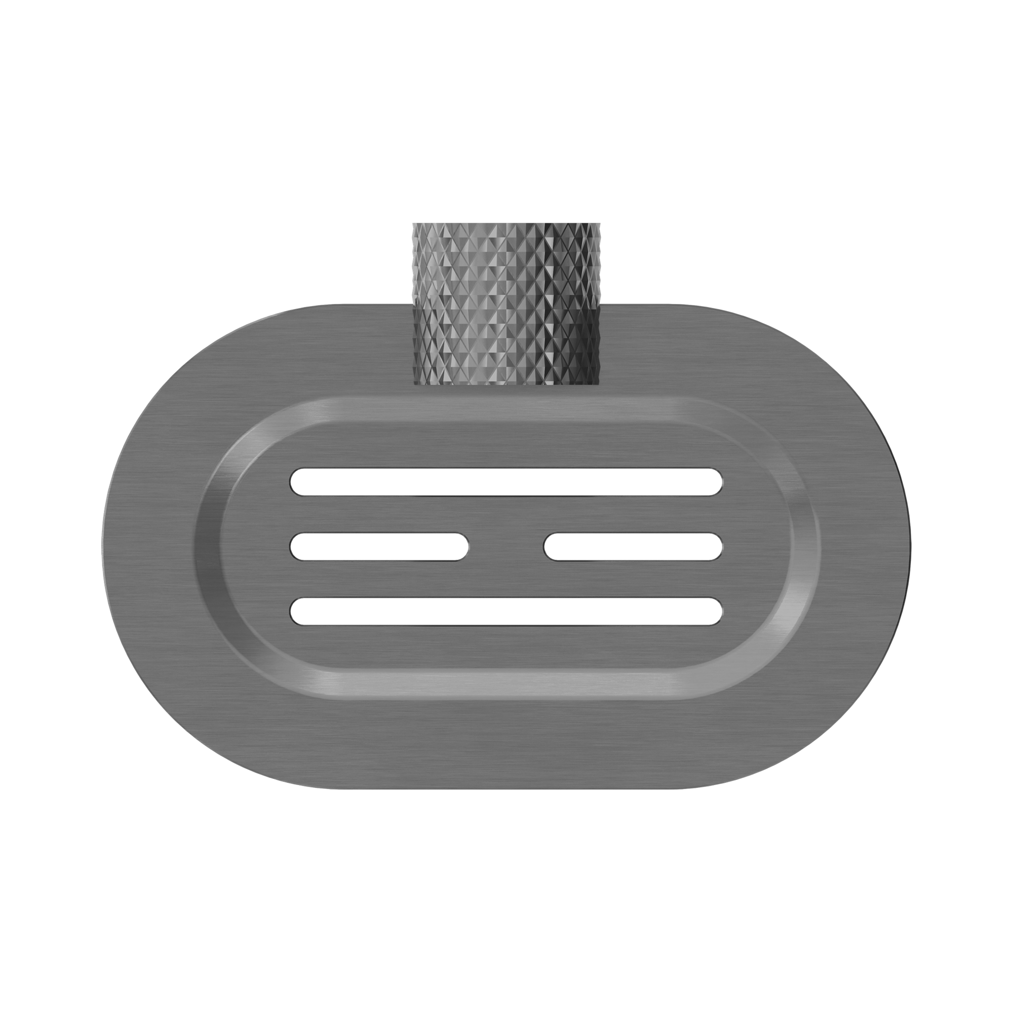 Nero Opal Soap Dish Holder, Graphite