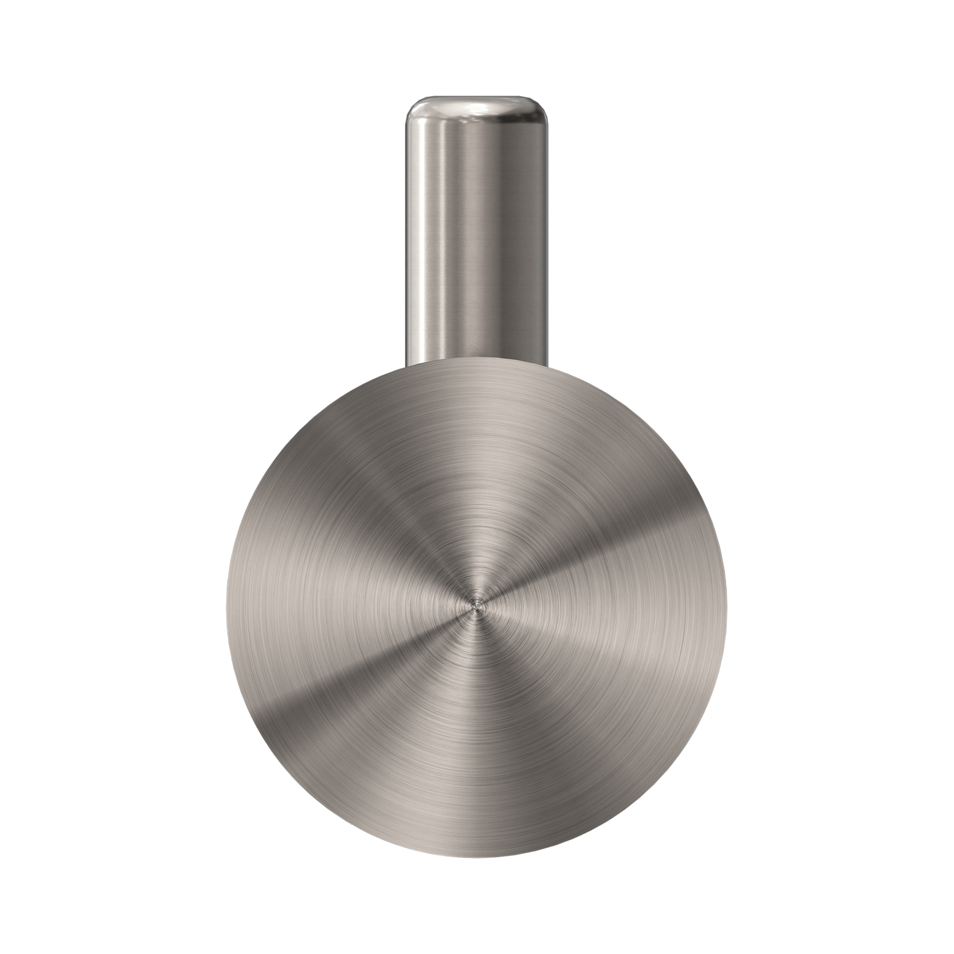 Nero Opal Robe Hook, Brushed Nickel