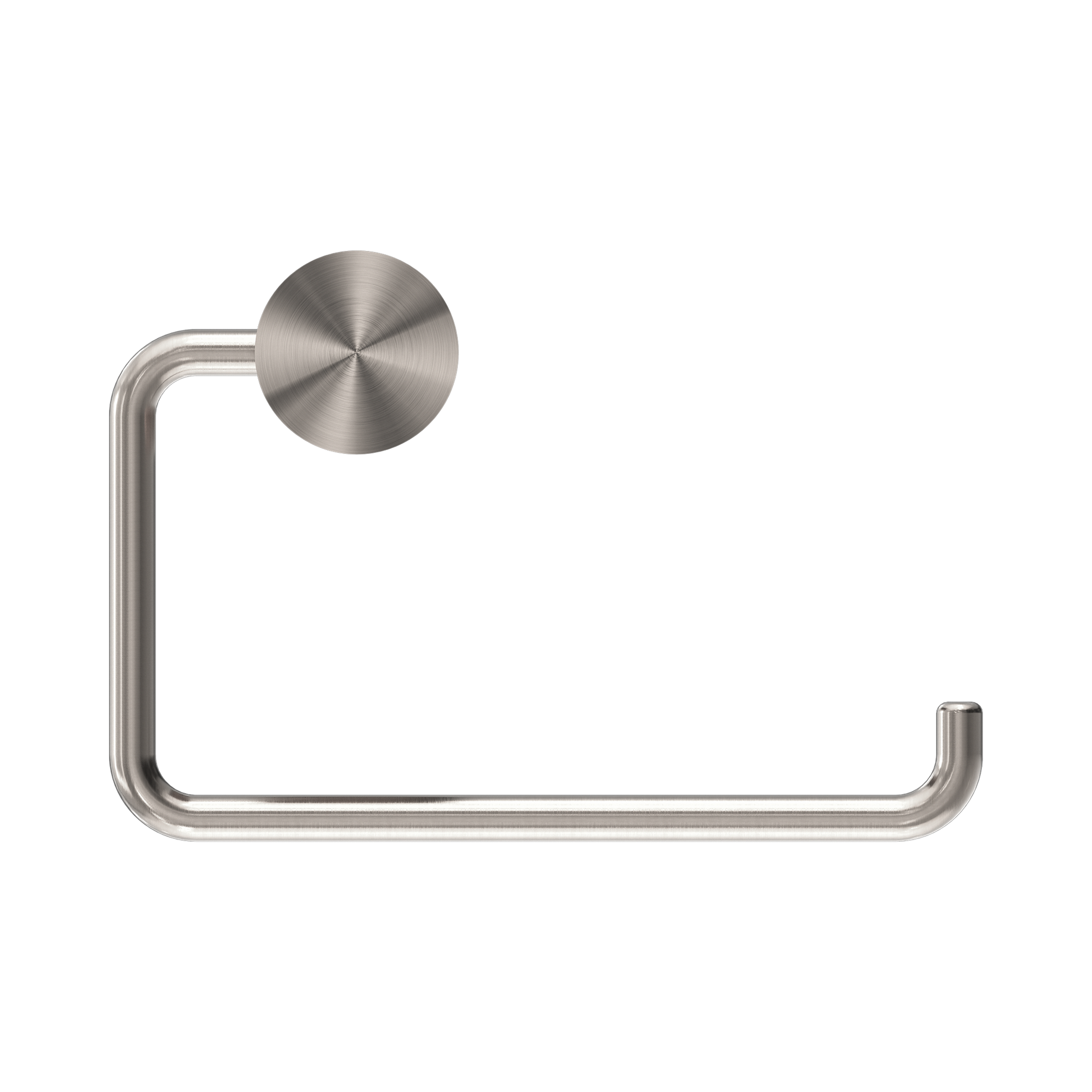 Nero Opal Toilet Roll Holder, Brushed Nickel