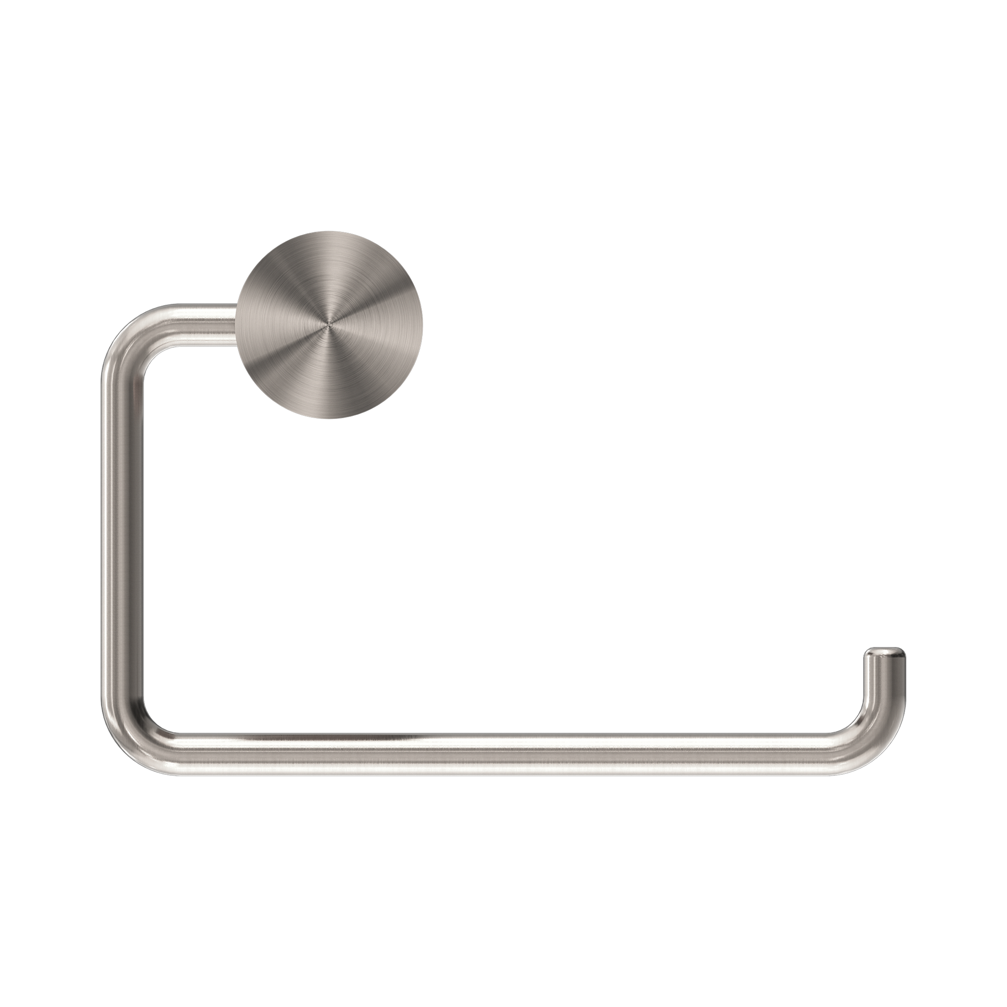 Nero Opal Toilet Roll Holder, Brushed Nickel