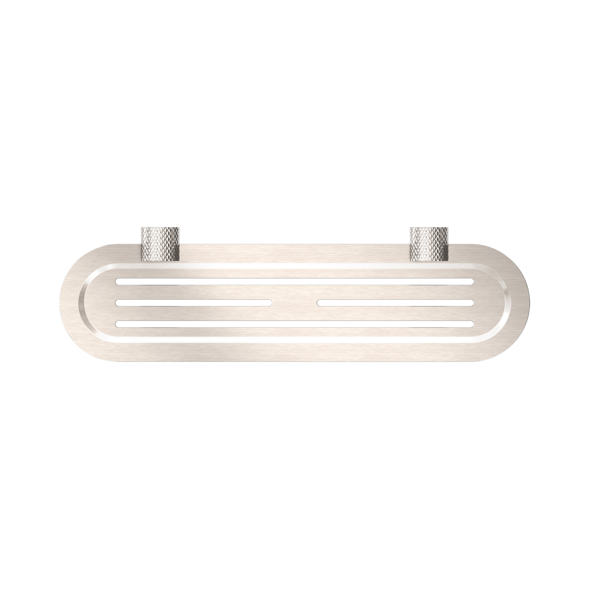 Nero Opal Metal Shower Shelf, Brushed Nickel