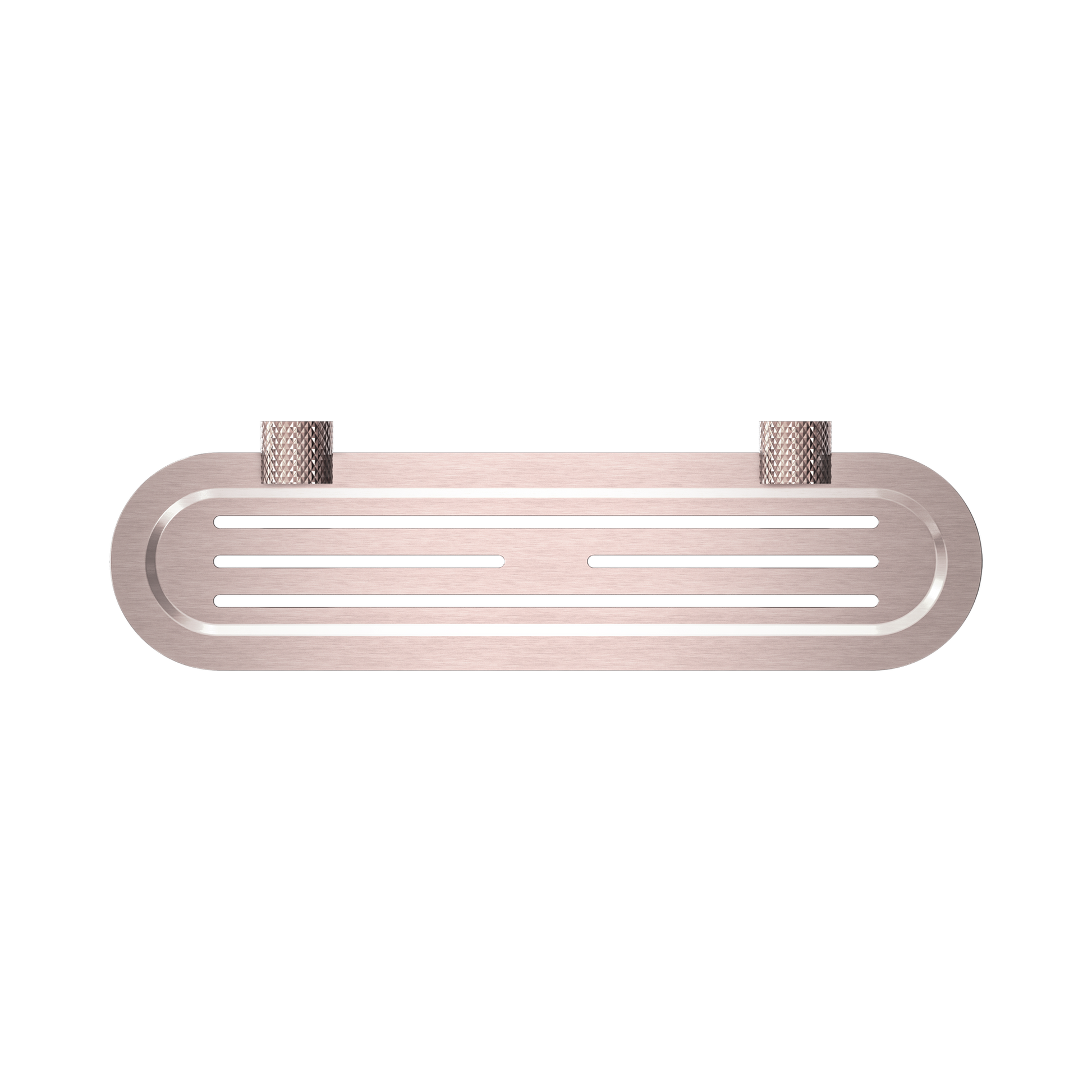 Nero Opal Metal Shower Shelf, Brushed Bronze