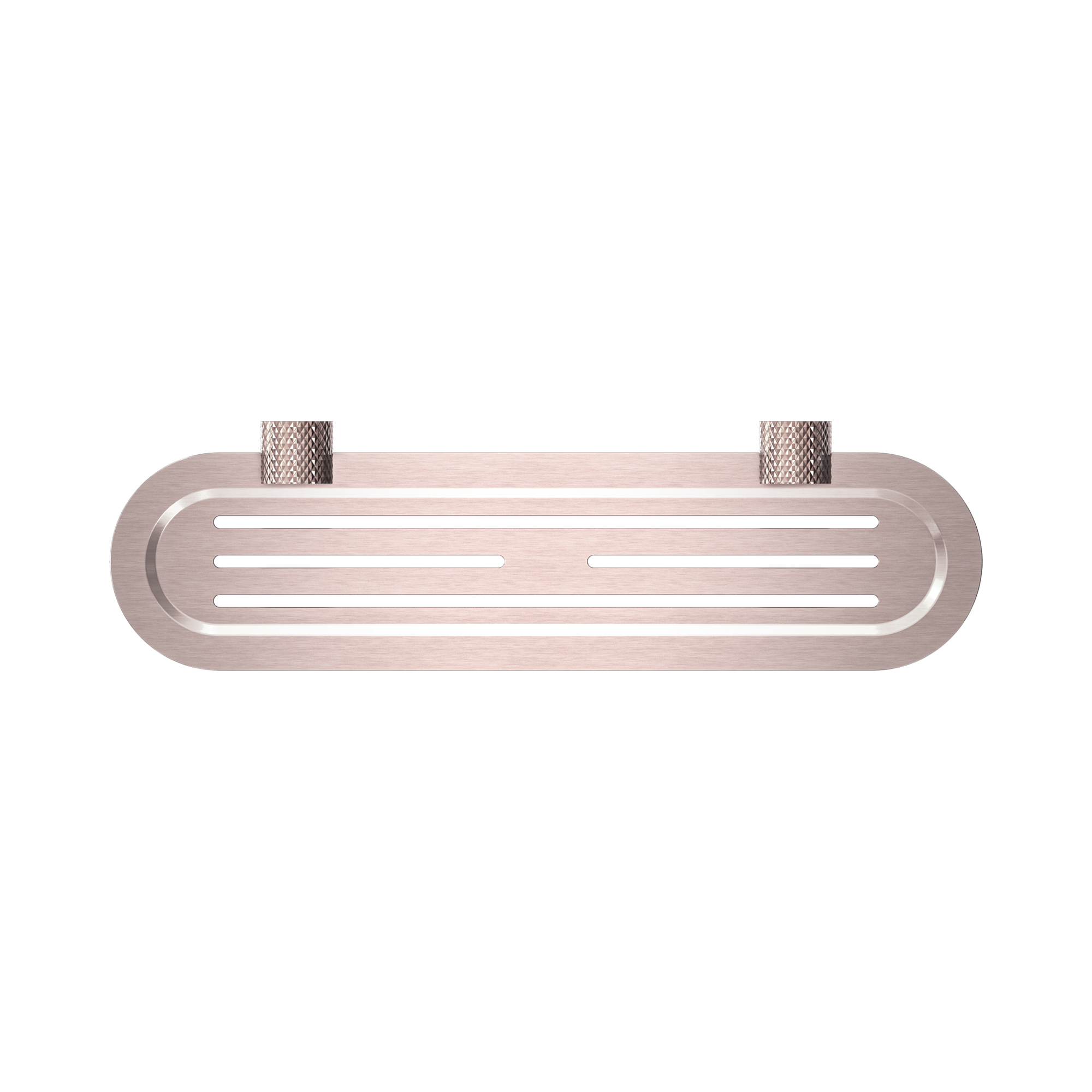 Nero Opal Metal Shower Shelf, Brushed Bronze