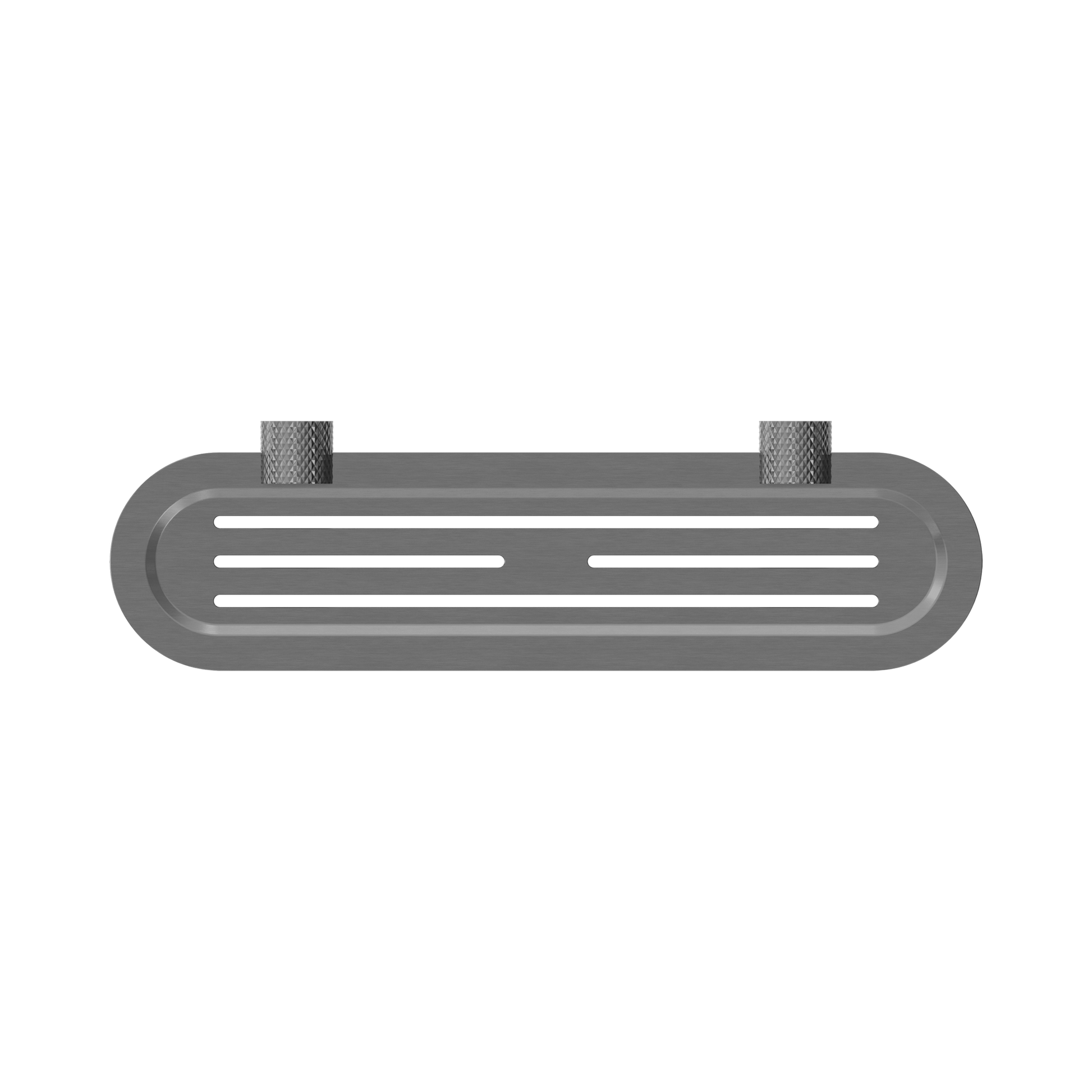 Nero Opal Metal Shower Shelf, Graphite