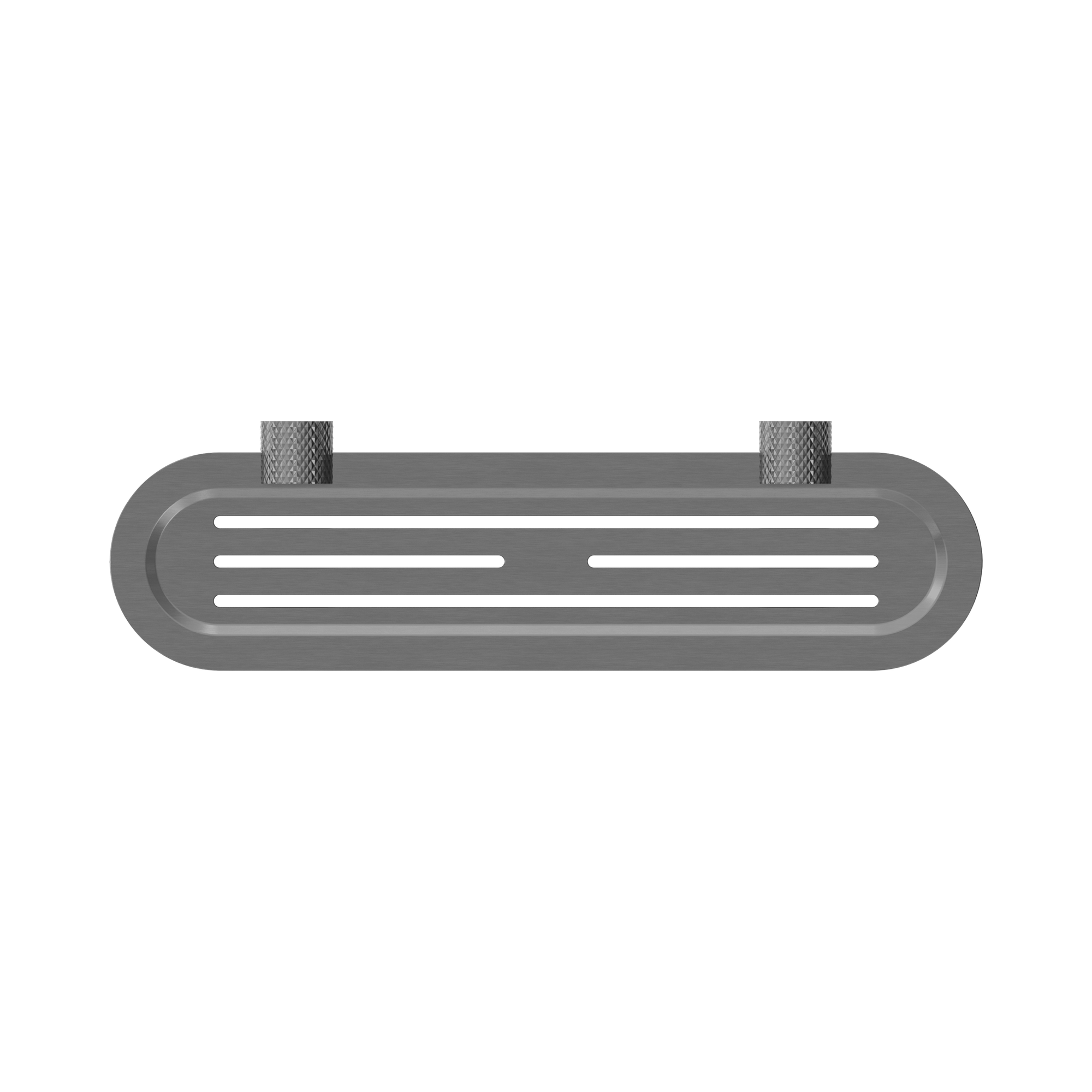 Nero Opal Metal Shower Shelf, Graphite