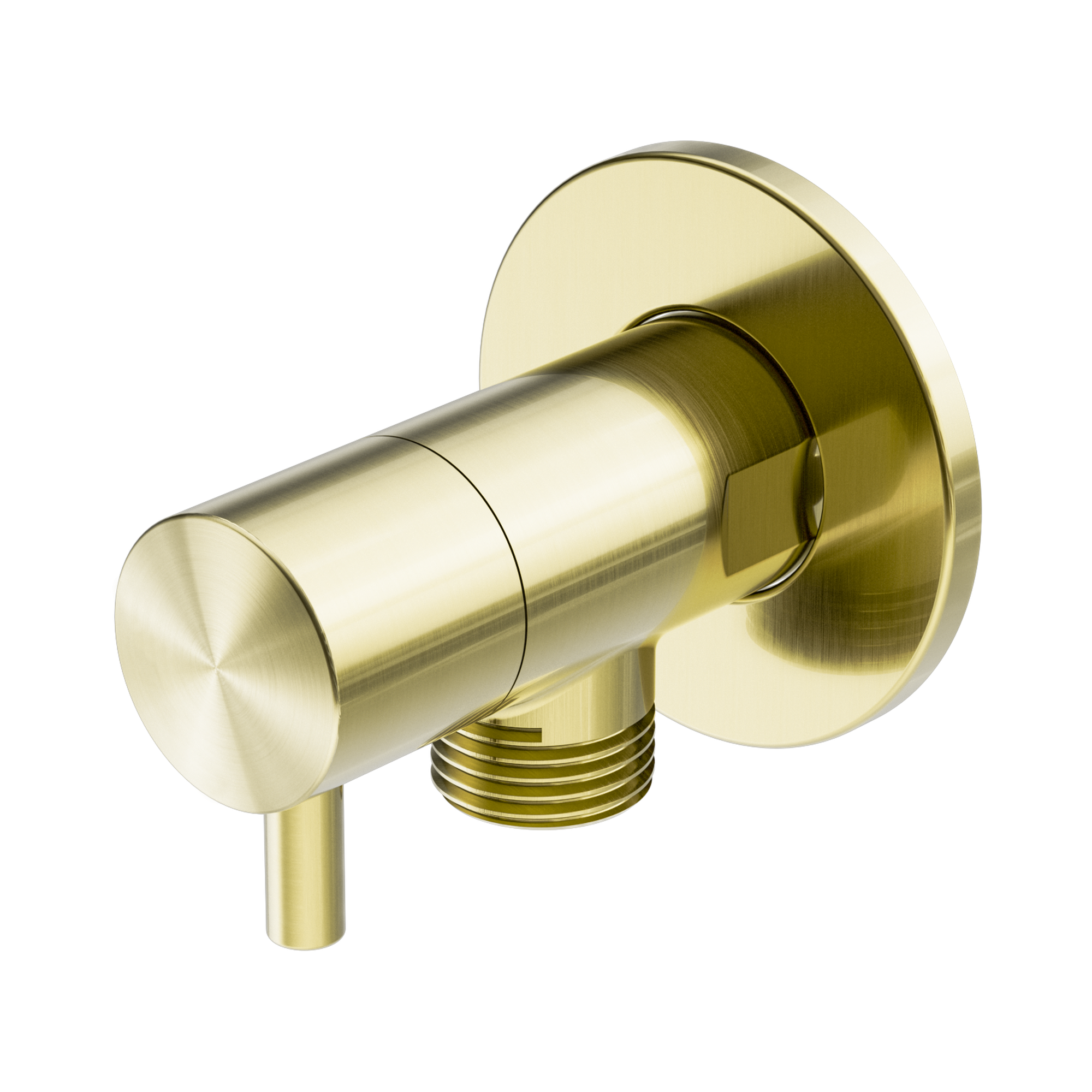 Nero Mini Cistern Stop, Brushed Gold