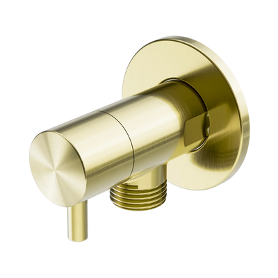 Nero Mini Cistern Stop, Brushed Gold