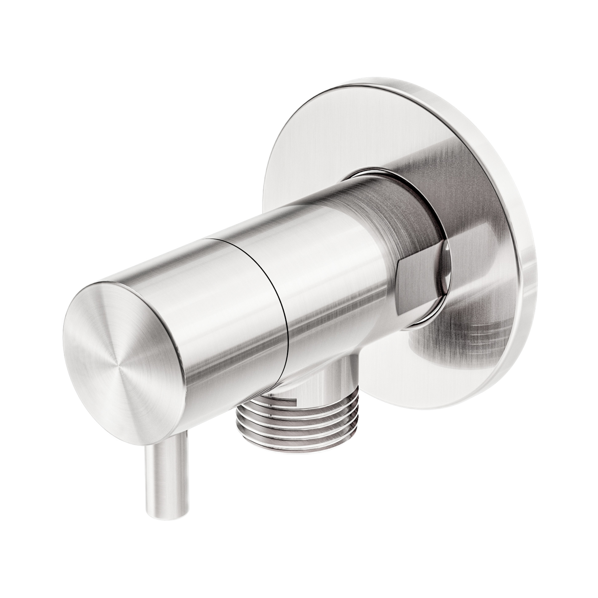 Nero Mini Cistern Stop, Brushed Nickel