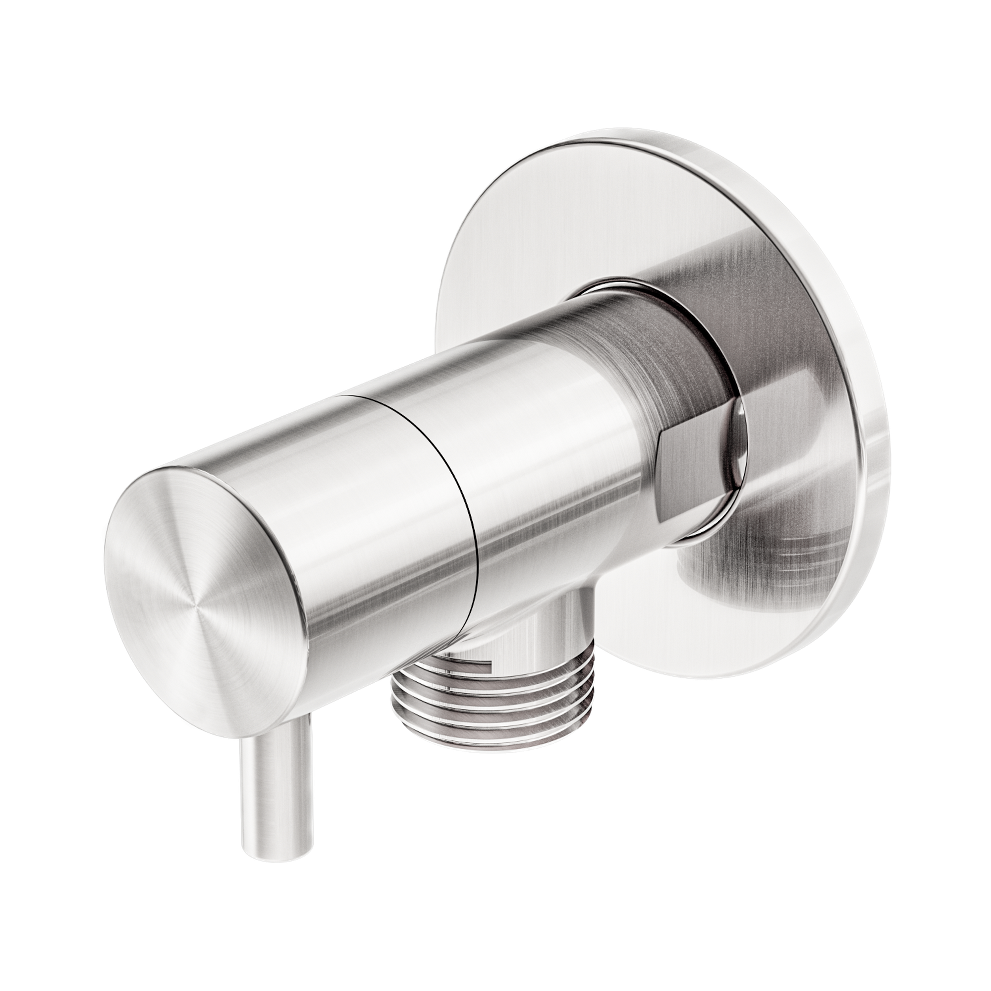 Nero Mini Cistern Stop, Brushed Nickel