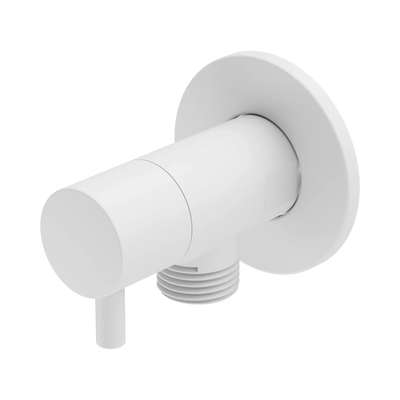Nero Mini Cistern Stop, Matte White