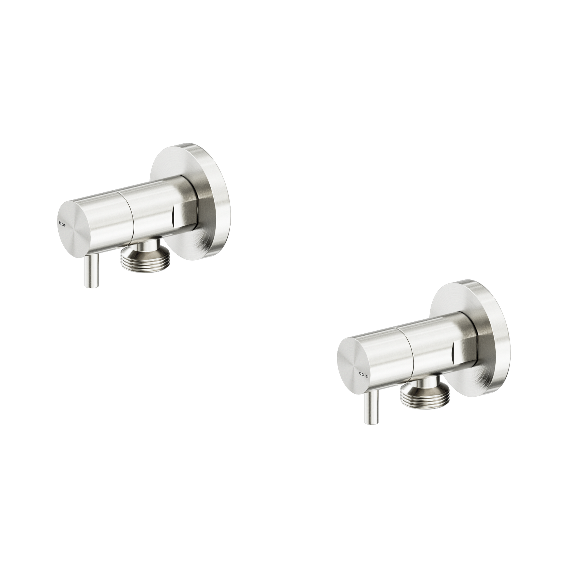 Nero Washing Machine Tap Set, Brushed Nickel