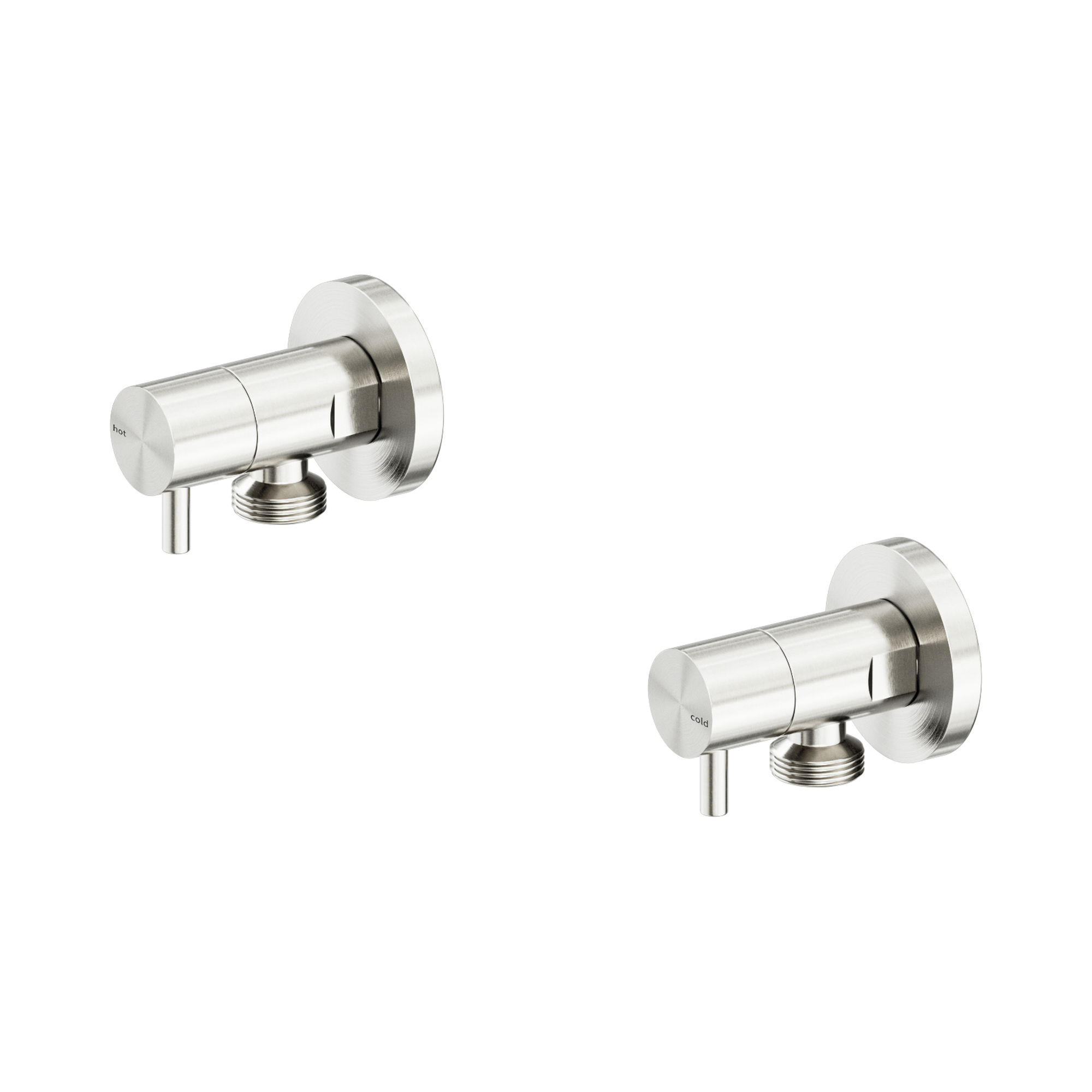 Nero Washing Machine Tap Set, Brushed Nickel