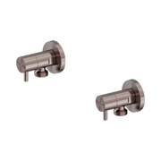 Nero Washing Machine Tap Set, Brushed Bronze