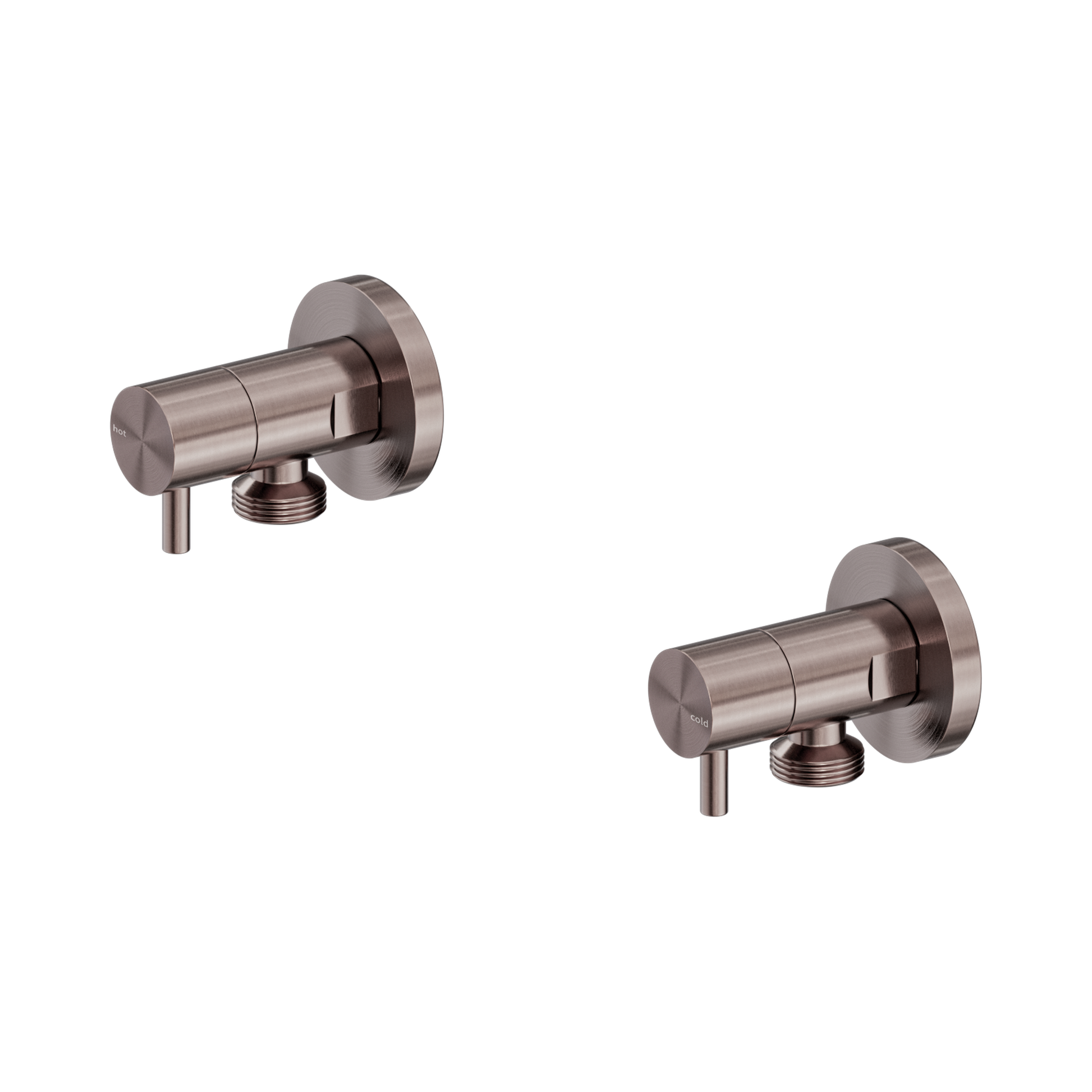 Nero Washing Machine Tap Set, Brushed Bronze