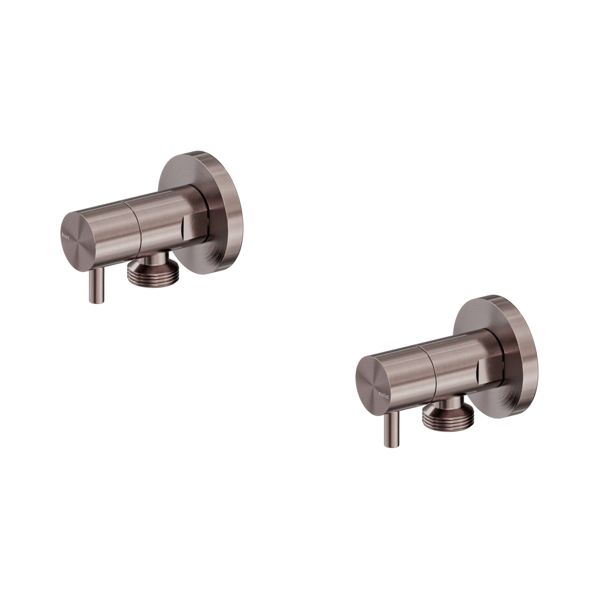 Nero Washing Machine Tap Set, Brushed Bronze