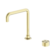 Nero Kara Progressive Tall Basin Set, Brushed Gold