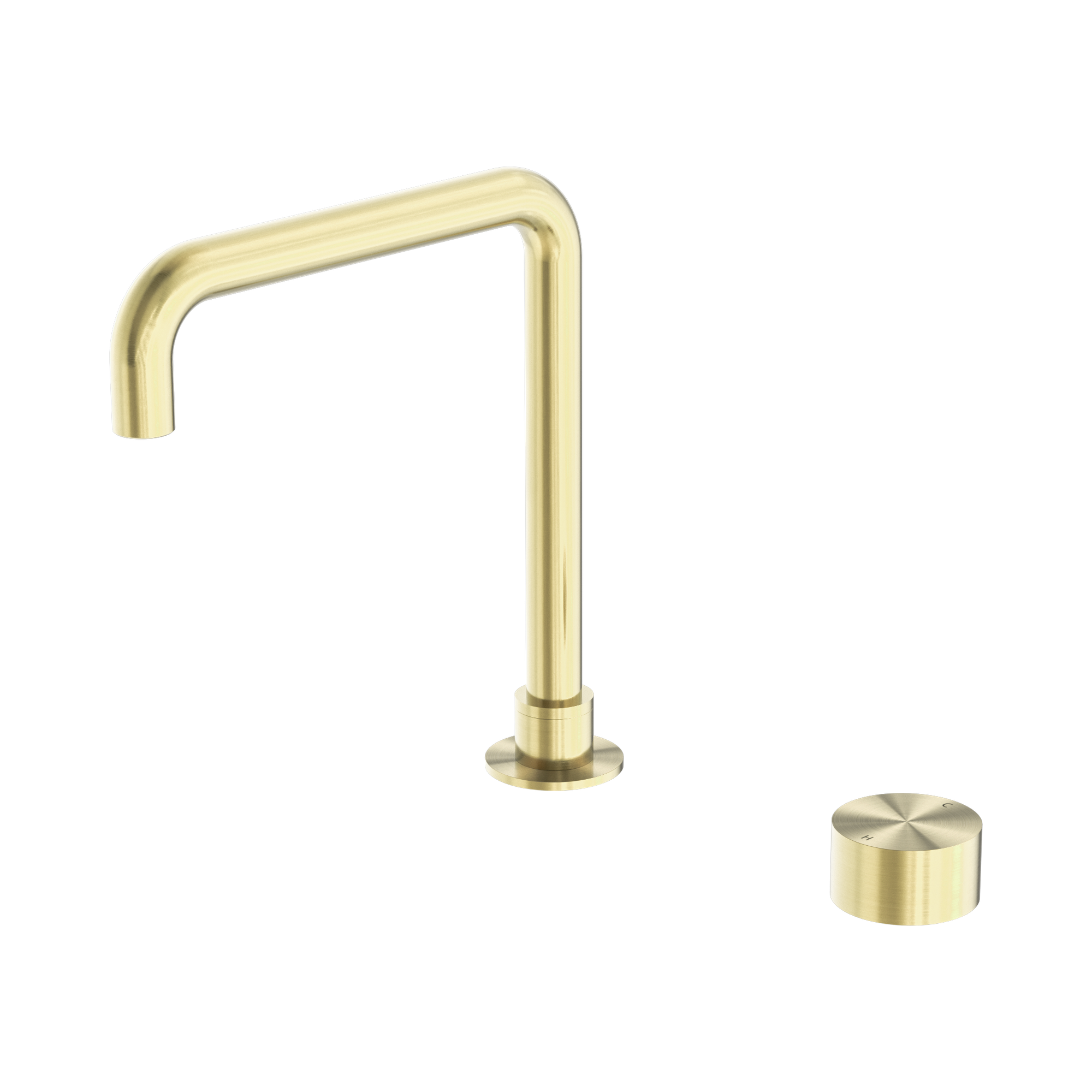 Nero Kara Progressive Tall Basin Set, Brushed Gold