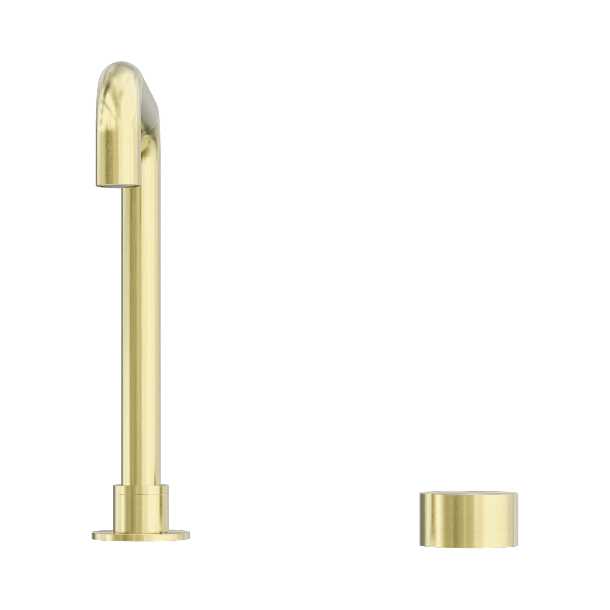 Nero Kara Progressive Tall Basin Set, Brushed Gold