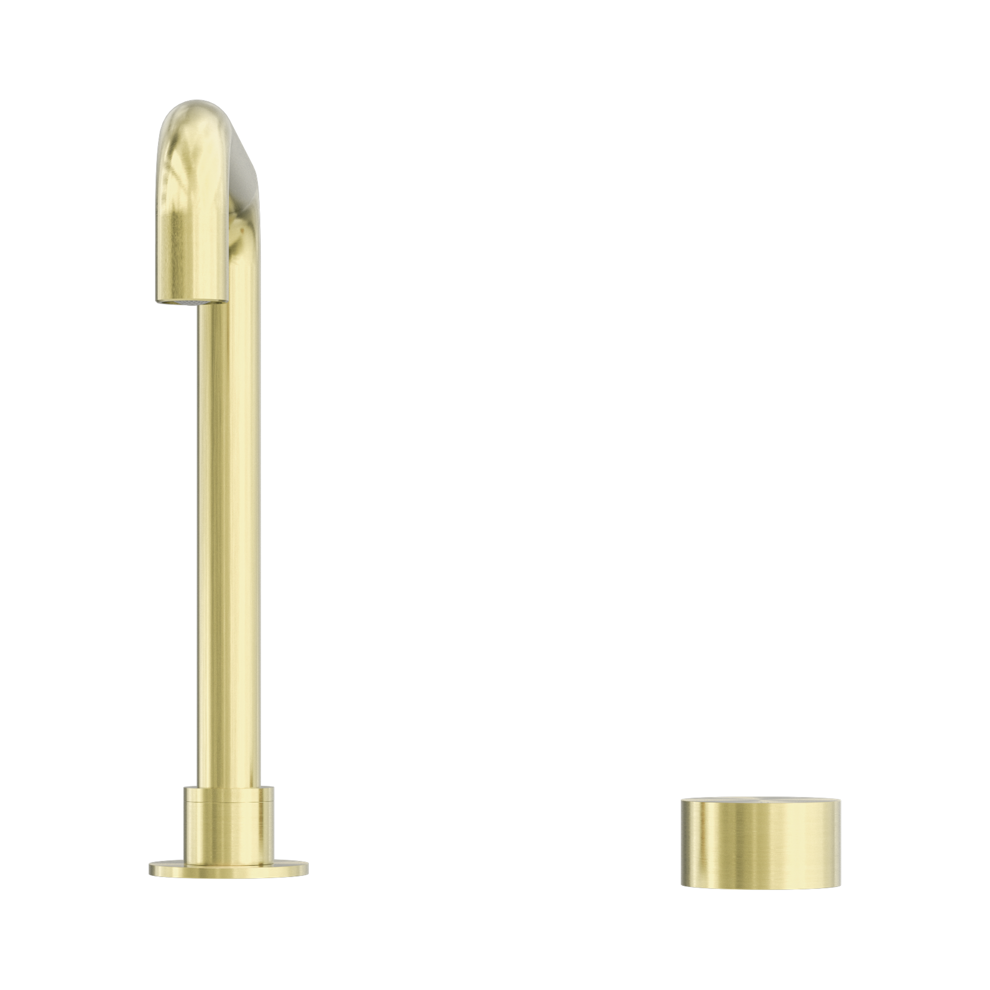 Nero Kara Progressive Tall Basin Set, Brushed Gold