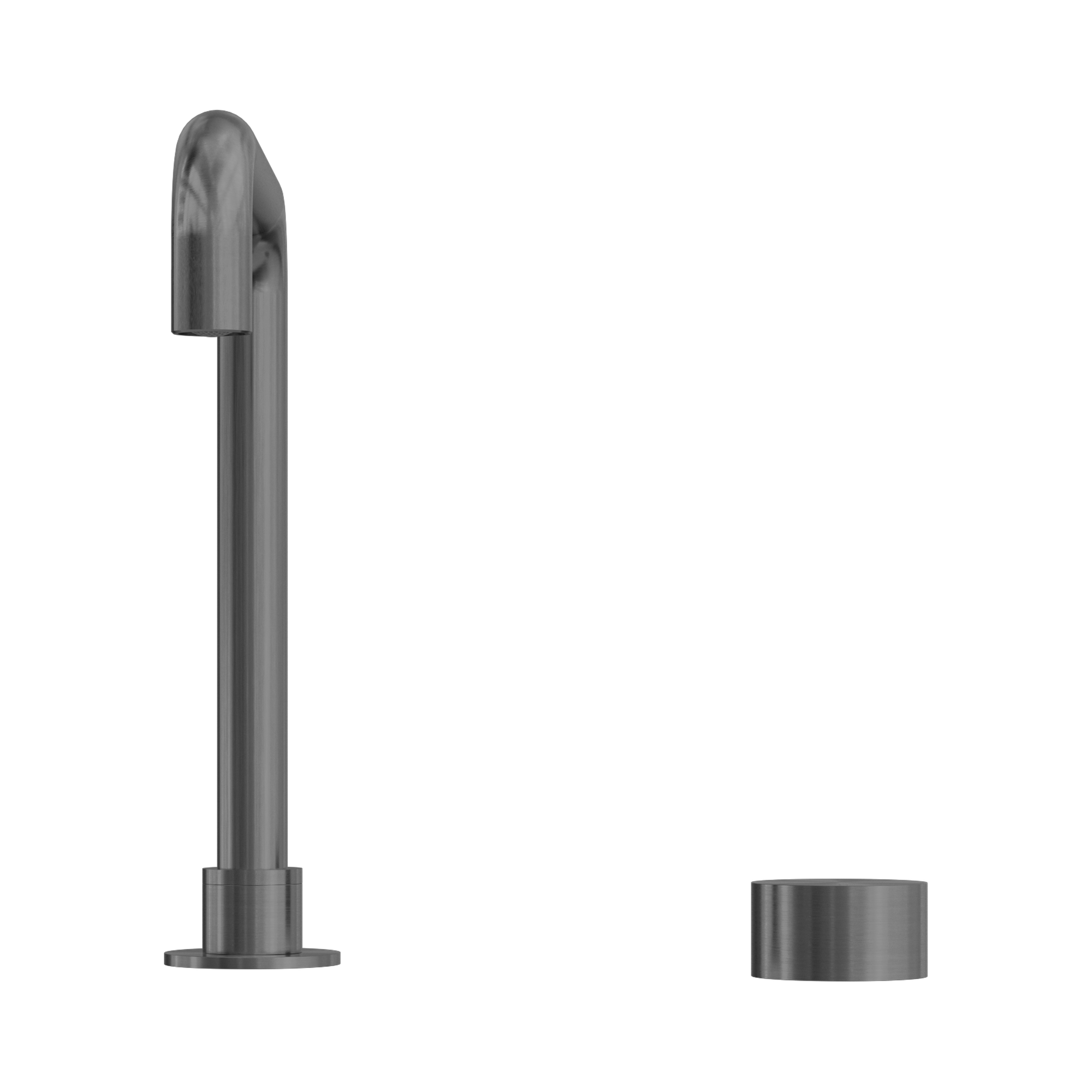 Nero Kara Progressive Tall Basin Set, Gun Metal