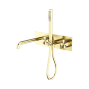 Nero Kara Progressive Shower System With Spout 230mm, Brushed Gold