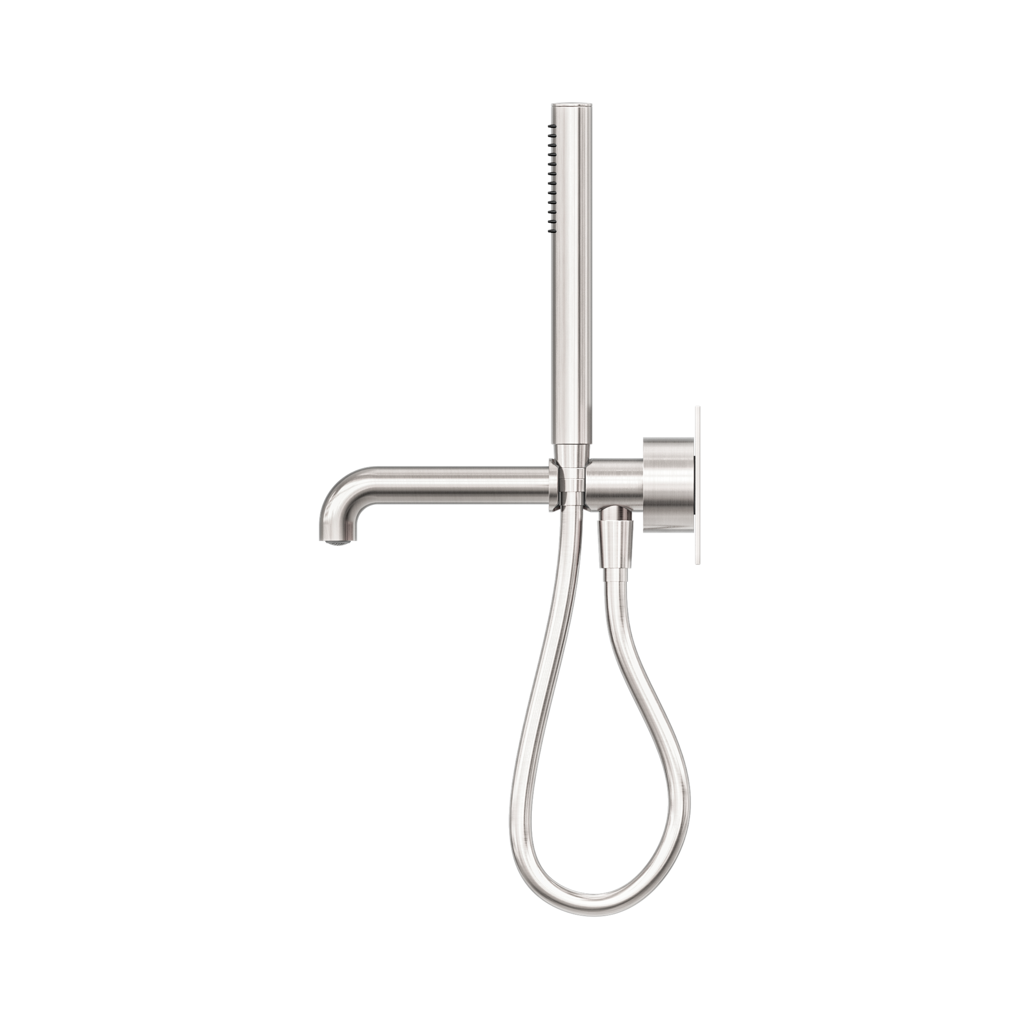 Nero Kara Progressive Shower System With Spout 230mm, Brushed Nickel