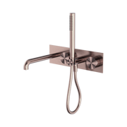 Nero Kara Progressive Shower System With Spout 230mm, Brushed Bronze