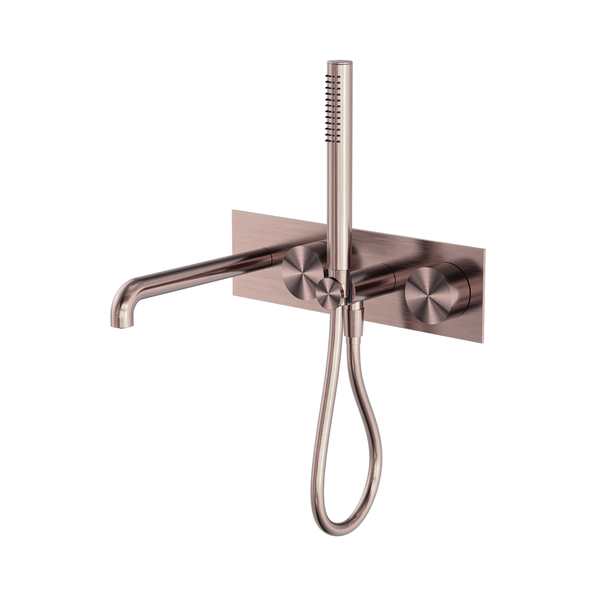 Nero Kara Progressive Shower System With Spout 230mm, Brushed Bronze