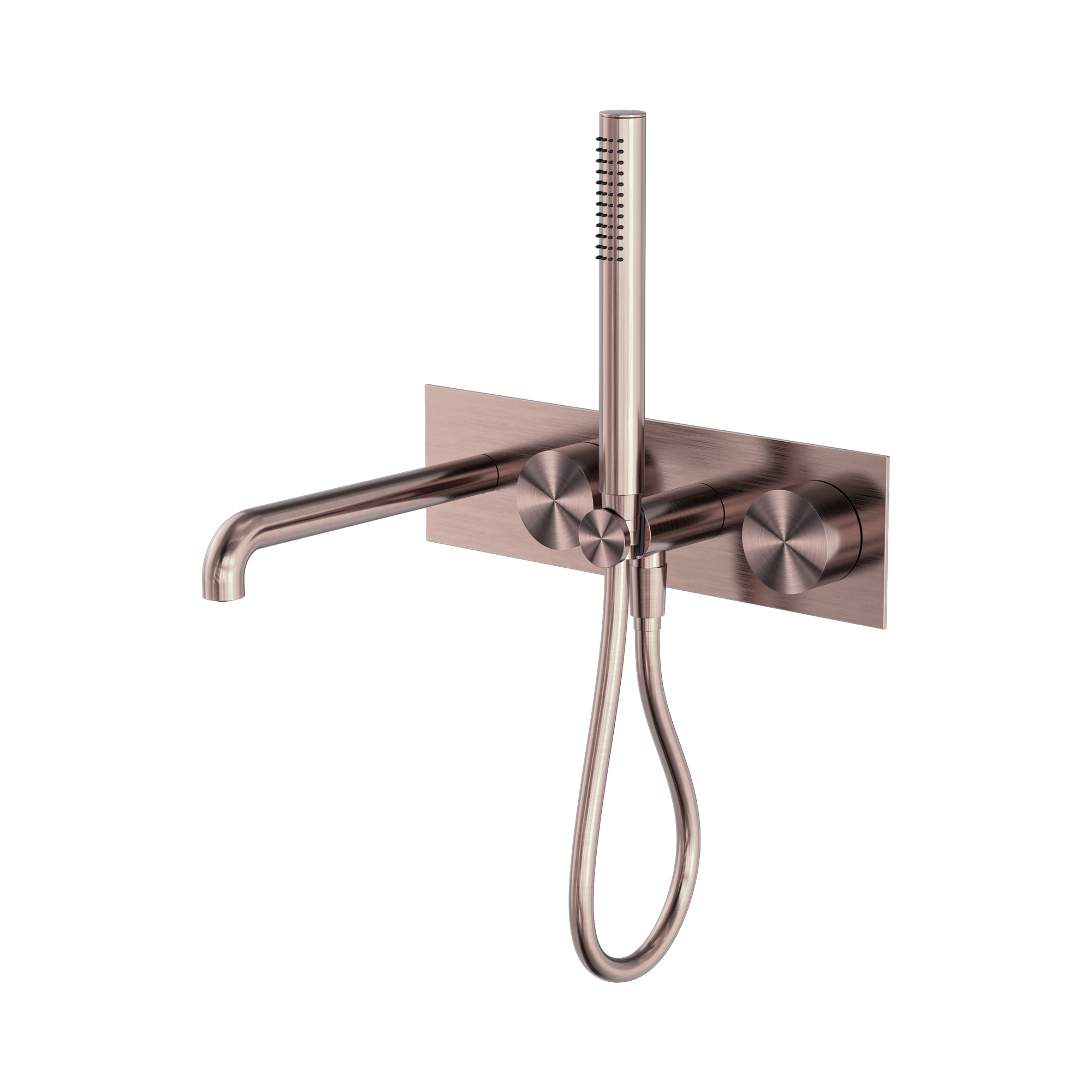 Nero Kara Progressive Shower System With Spout 230mm, Brushed Bronze