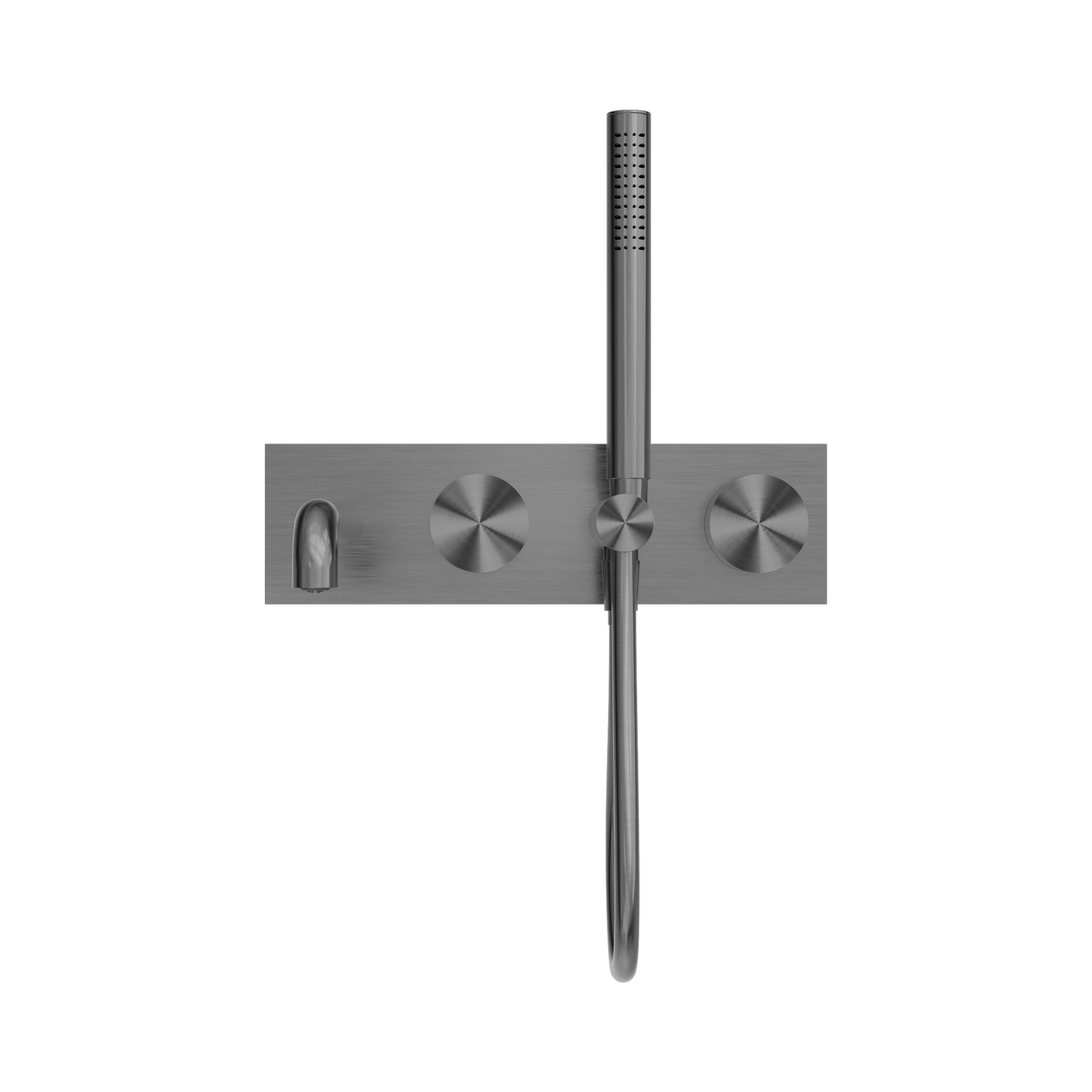 Nero Kara Progressive Shower System With Spout 230mm, Gun Metal