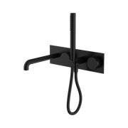 Nero Kara Progressive Shower System With Spout 230mm, Matte Black
