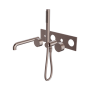 Nero Kara Progressive Shower System With Spout 230mm Trim Kits Only, Brushed Bronze