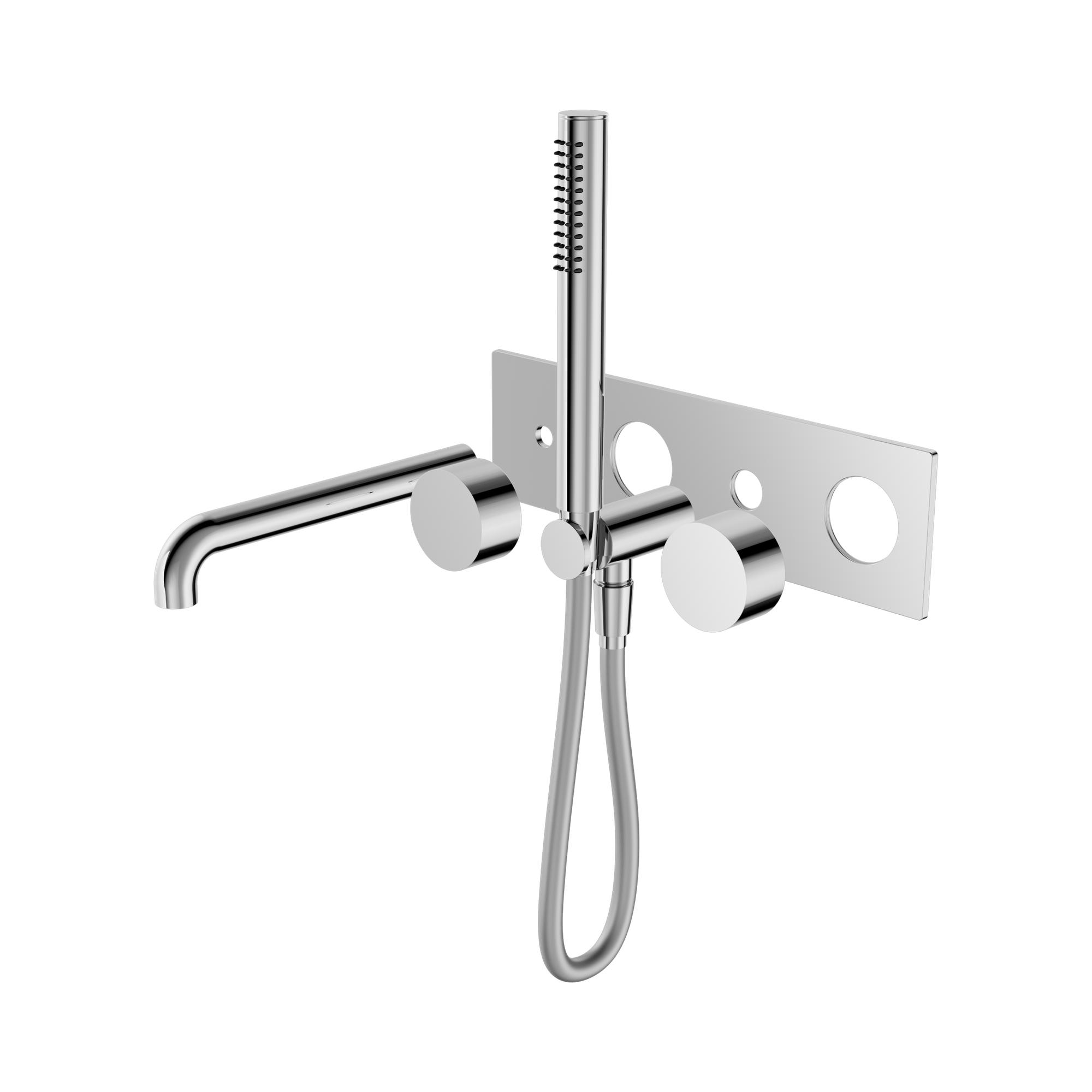 Nero Kara Progressive Shower System With Spout 230mm Trim Kits Only, Chrome