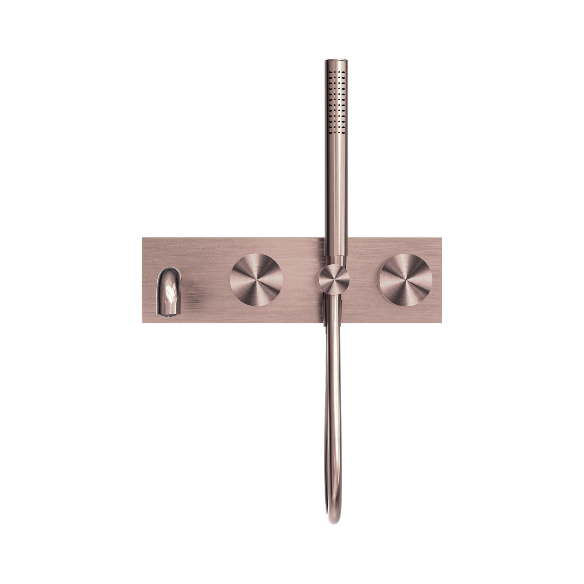 Nero Kara Progressive Shower System With Spout 250mm, Brushed Bronze