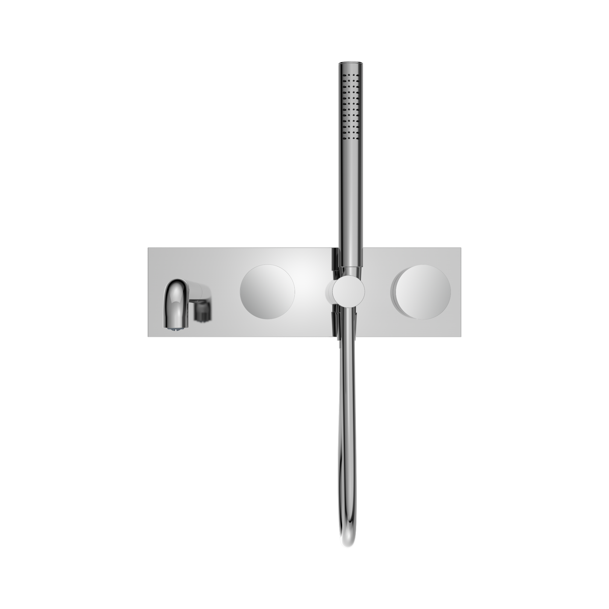 Nero Kara Progressive Shower System With Spout 250mm, Chrome